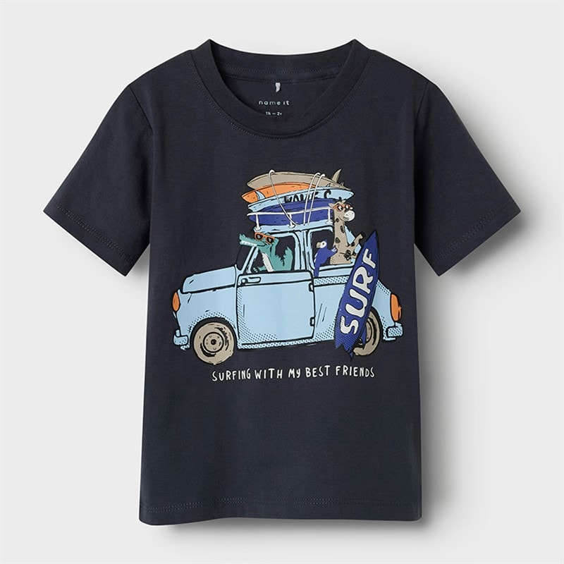 Name It Drenge Freddis T-shirt India Ink - Billede 1
