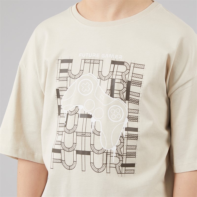 Name It Drenge Victor T Shirt Peyote - Billede 3