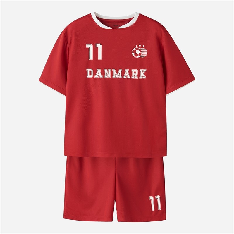 Name It Børne Danmark VM Fodbold Sæt True Red Denmark