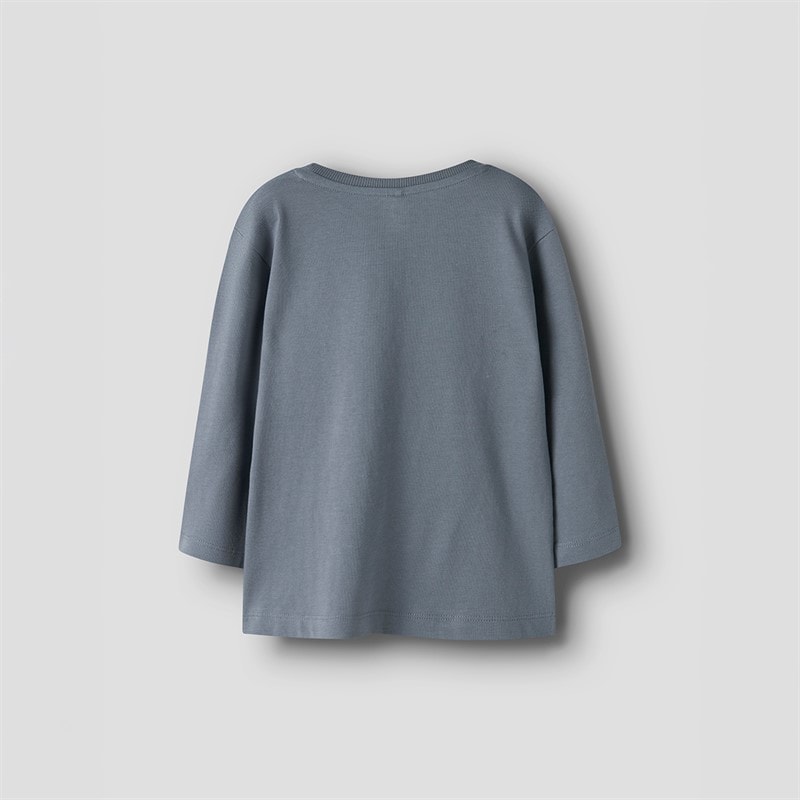 Name It Drenge mini vimpel dino skelet langærmet t-shirt Flint Stone - Billede 2