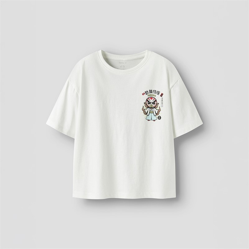 Name It Drenge Theo T Shirt Cloud Dancer - Billede 2