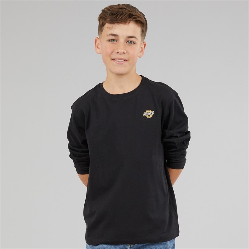 Name It Drenge Vimpel Hockey Langærmet T-shirt Sort - Billede 3