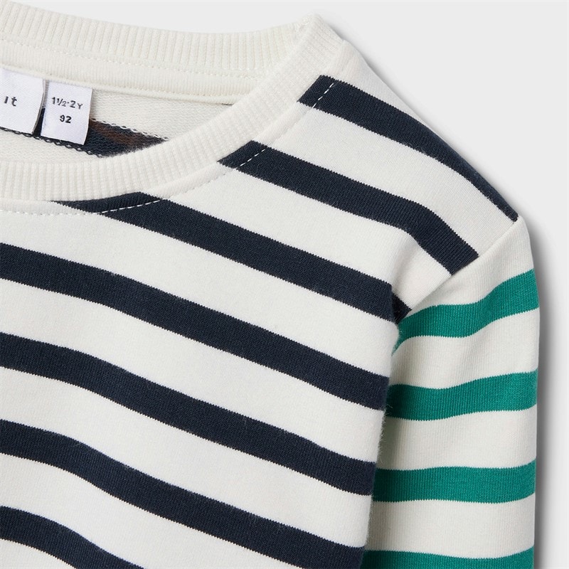 Name It Drenge Mini Lobas Sweatshirt Dark Sapphire - Billede 3