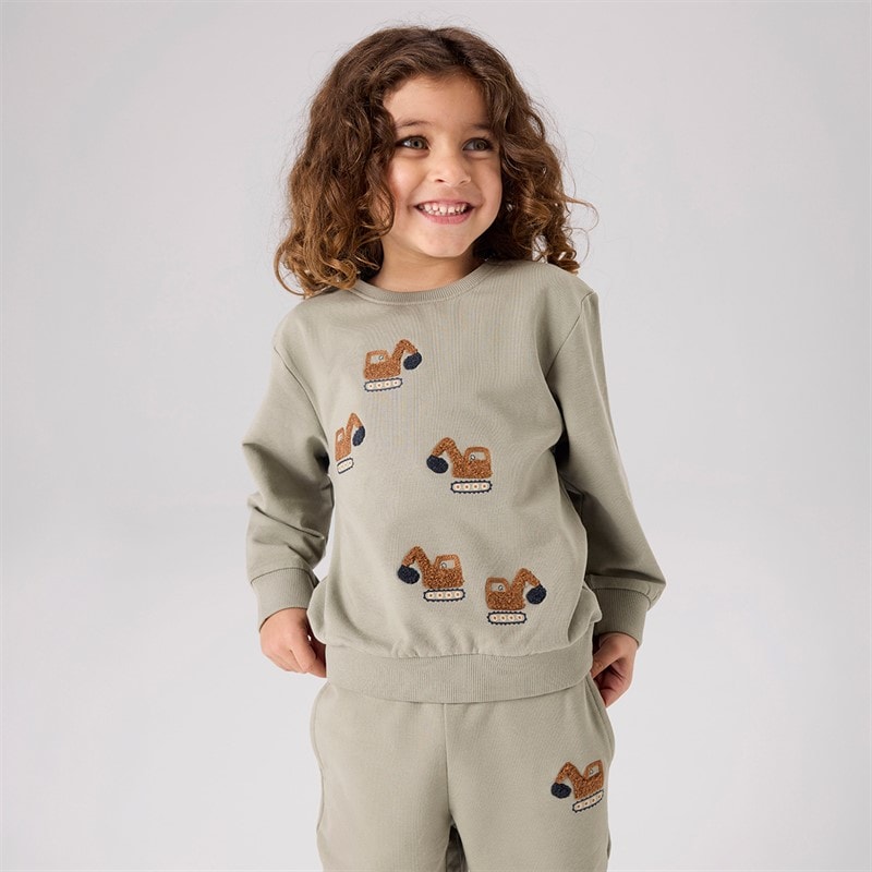 Name It Drenge Mini Bernhard Sweatshirt Shadow - Billede 1