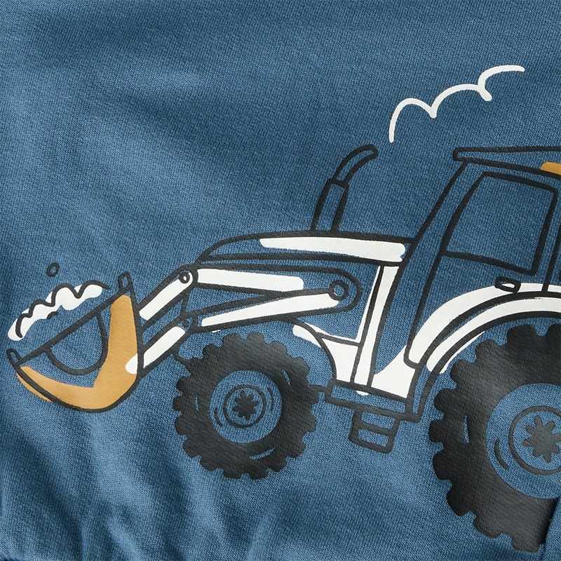 Name It Drenge Mini Basil Langærmet T-shirt Bering Sea - Billede 3