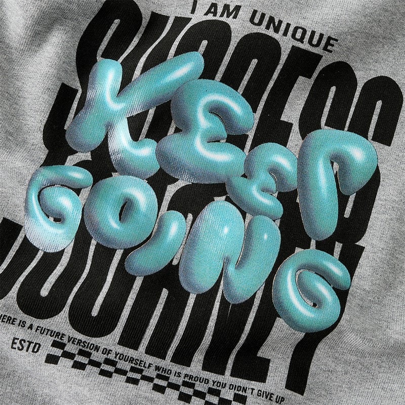 Name It Drenge Ronan Sweatshirt Grey Melange - Billede 3