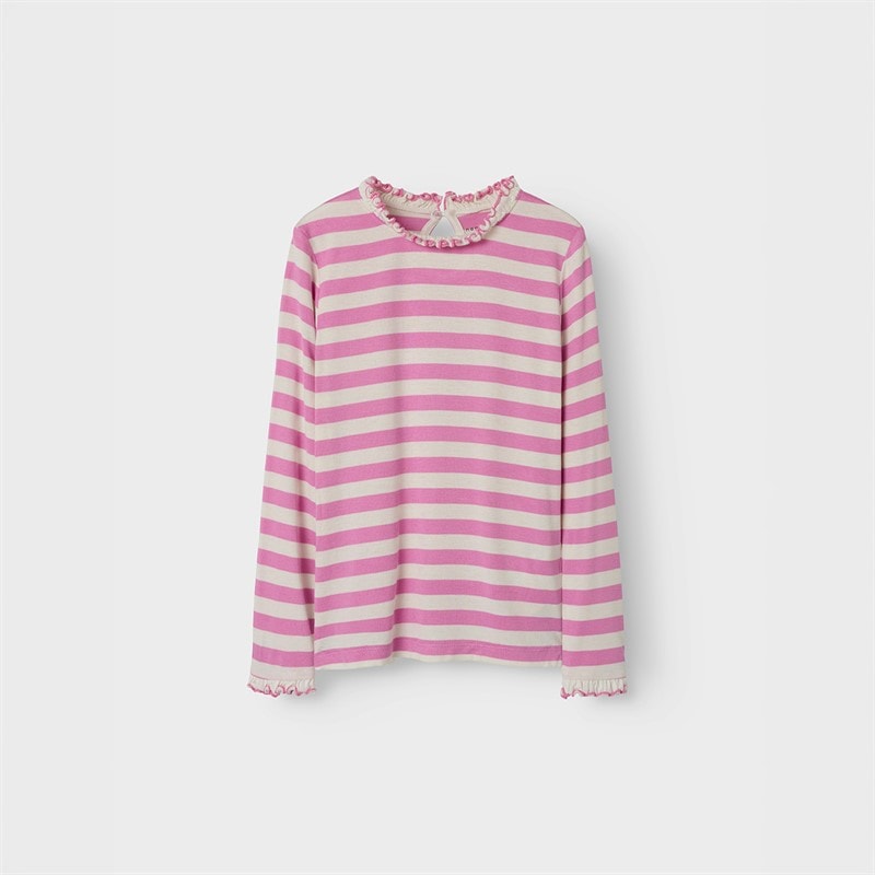 Name It Piger Prakula Langærmet T-shirt Fuchsia Pink