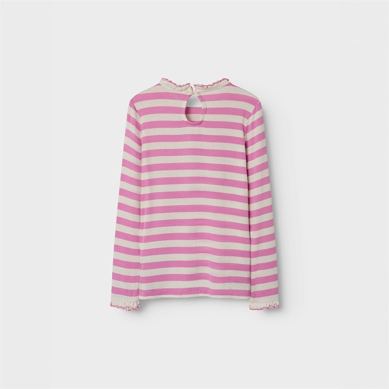 Name It Piger Prakula Langærmet T-shirt Fuchsia Pink - Billede 2