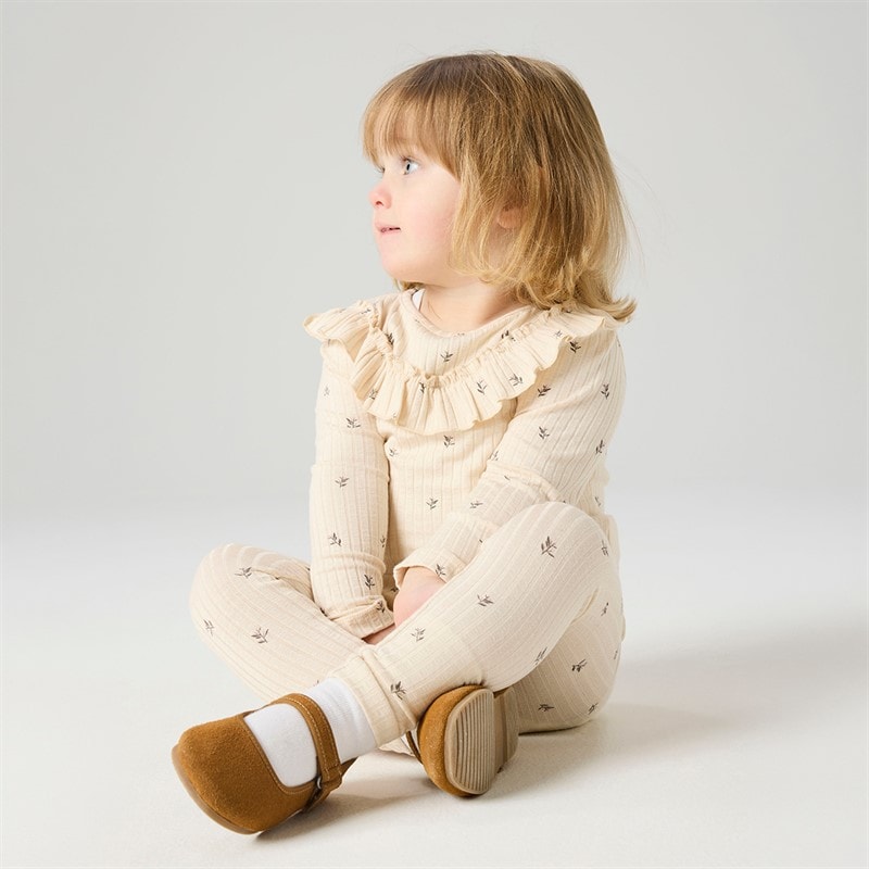 Name It Piger Bessa Langærmet Bluse Buttercream - Billede 5