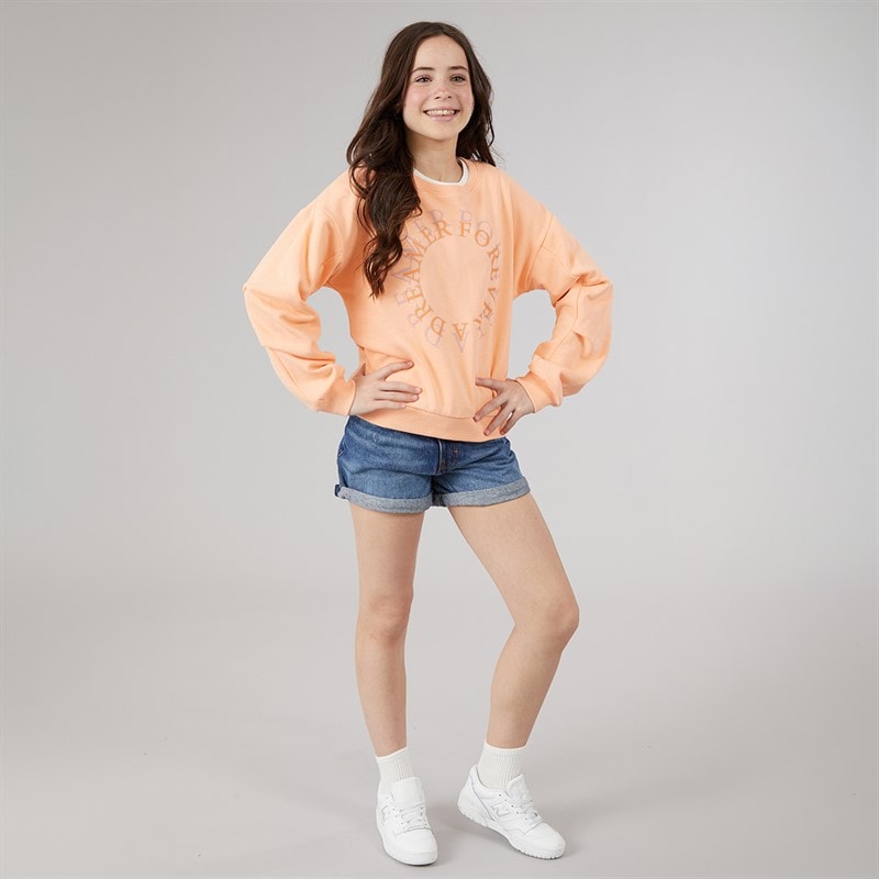 Name It Piger Taround Sweatshirt Peach Nectar - Billede 4