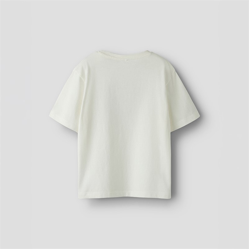 Name It Piger Bisa T Shirt Cloud Dancer - Billede 2