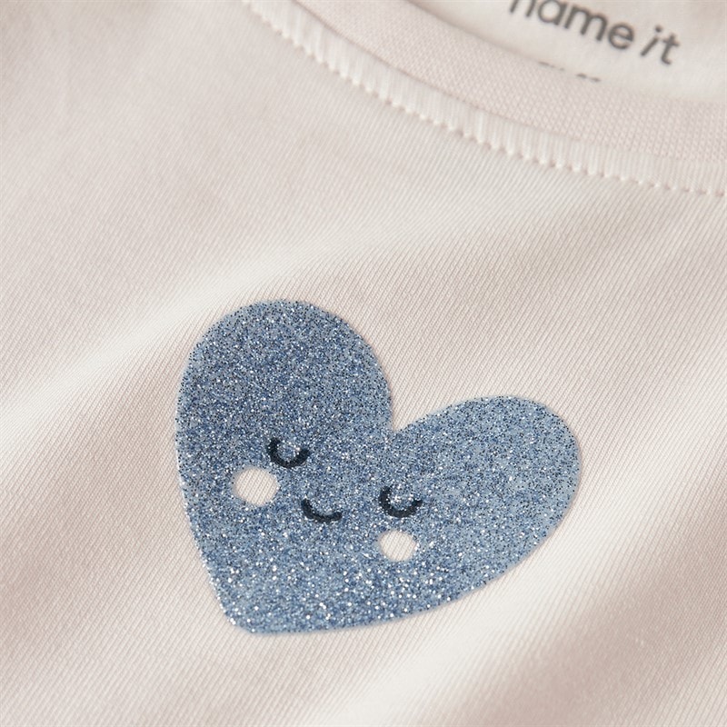 Name It Piger Frosita Langærmet T-shirt Mauve Morn - Billede 3