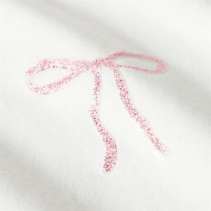 Name It Piger Frosita Langærmet T-shirt Bright White - Billede 3