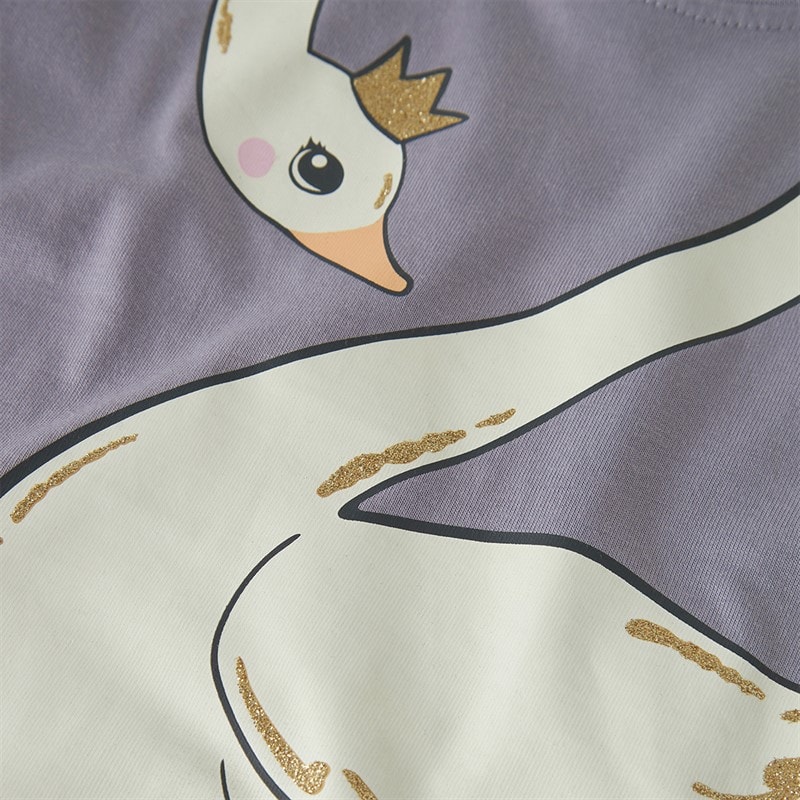 Name It Piger Valiane Langærmet T-shirt Lavender Gray - Billede 3