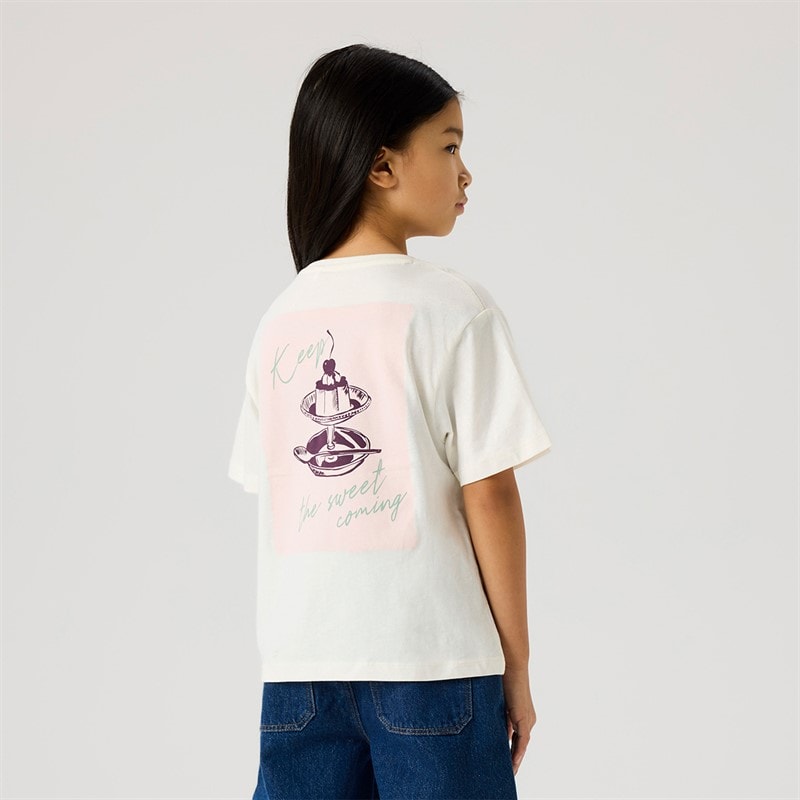 Name It Piger Benna T Shirt Gardenia - Billede 1