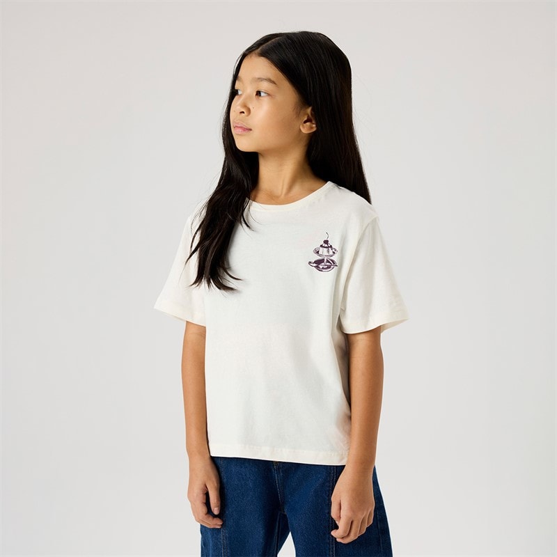 Name It Piger Benna T Shirt Gardenia - Billede 2