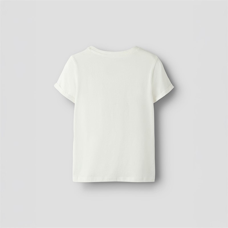 Name It Piger Baria T shirt Cloud Dancer - Billede 2