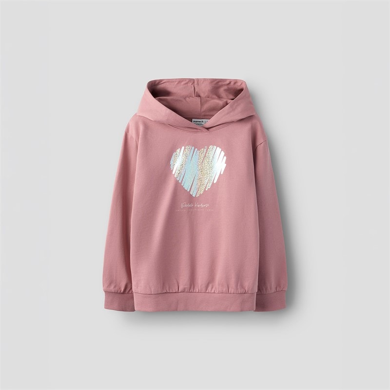 Name It Piger Bella Hættetrøje Nostalgia Rose - Billede 5