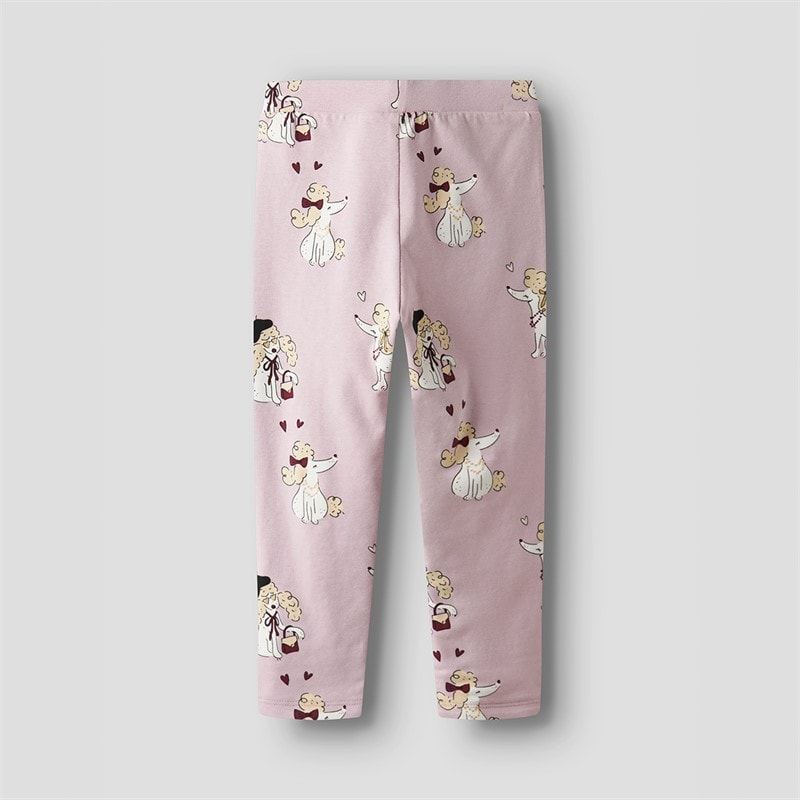 Name It Piger Rogia Vendbare Leggings Keepsake Lilac - Billede 2