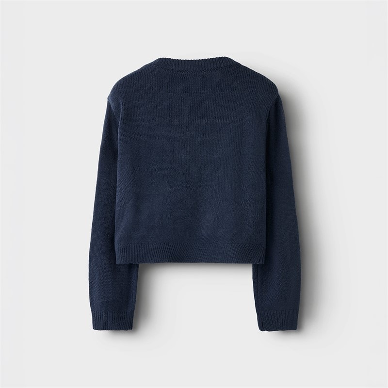 Name It Piger Sasya Strikket Sweater Navy Blazer - Billede 2
