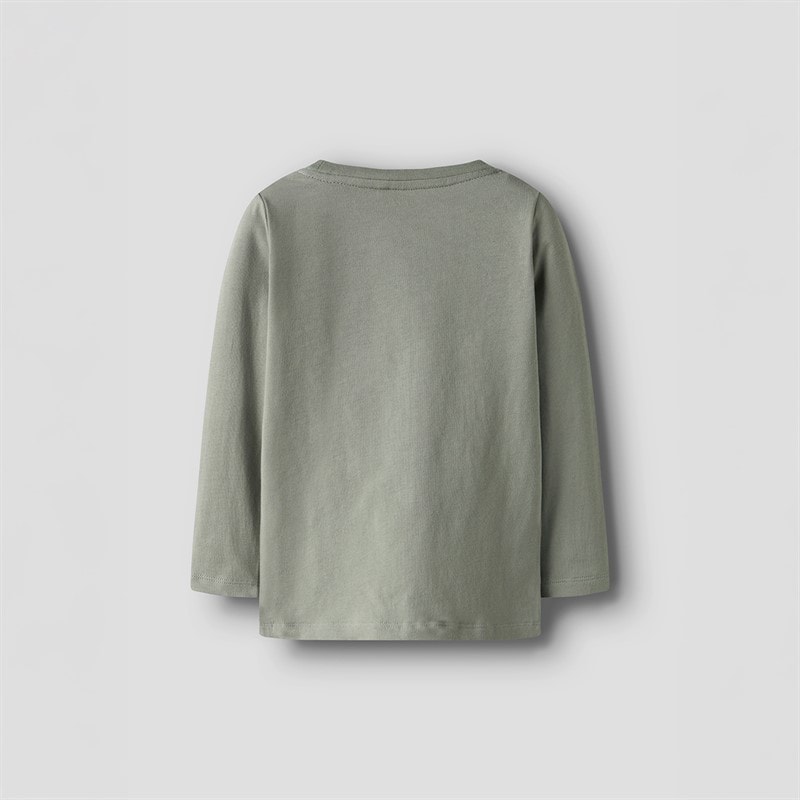 Name It Piger Betua Langærmet Bluse Shadow - Billede 2