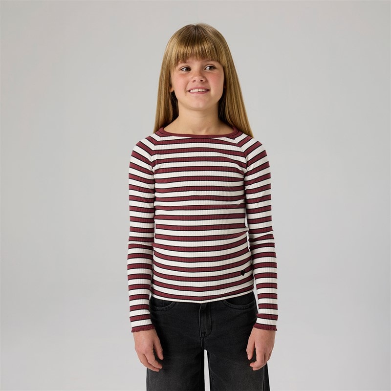Name It Piger Tala T-shirt Oxblood Red