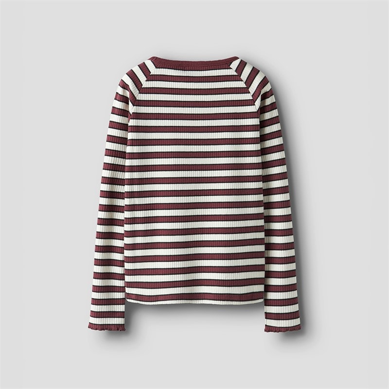 Name It Piger Tala T-shirt Oxblood Red - Billede 3