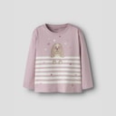 Name It Piger Valiane Langærmet T-shirt Dawn Pink