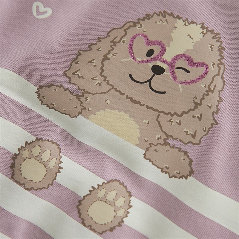 Name It Piger Valiane Langærmet T-shirt Dawn Pink - Billede 3