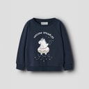 Name It Piger Venus Sweatshirt Navy Blazer