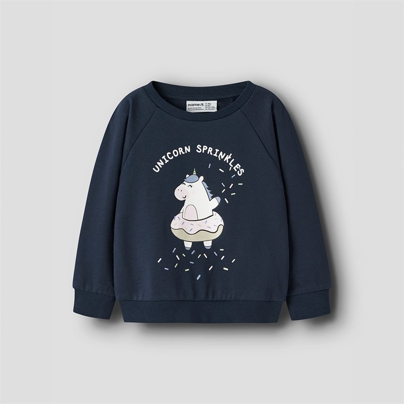 Name It Piger Venus Sweatshirt Navy Blazer - Billede 1