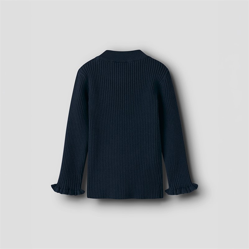 Name It Piger Vianna Strikket Top Navy Blazer - Billede 2