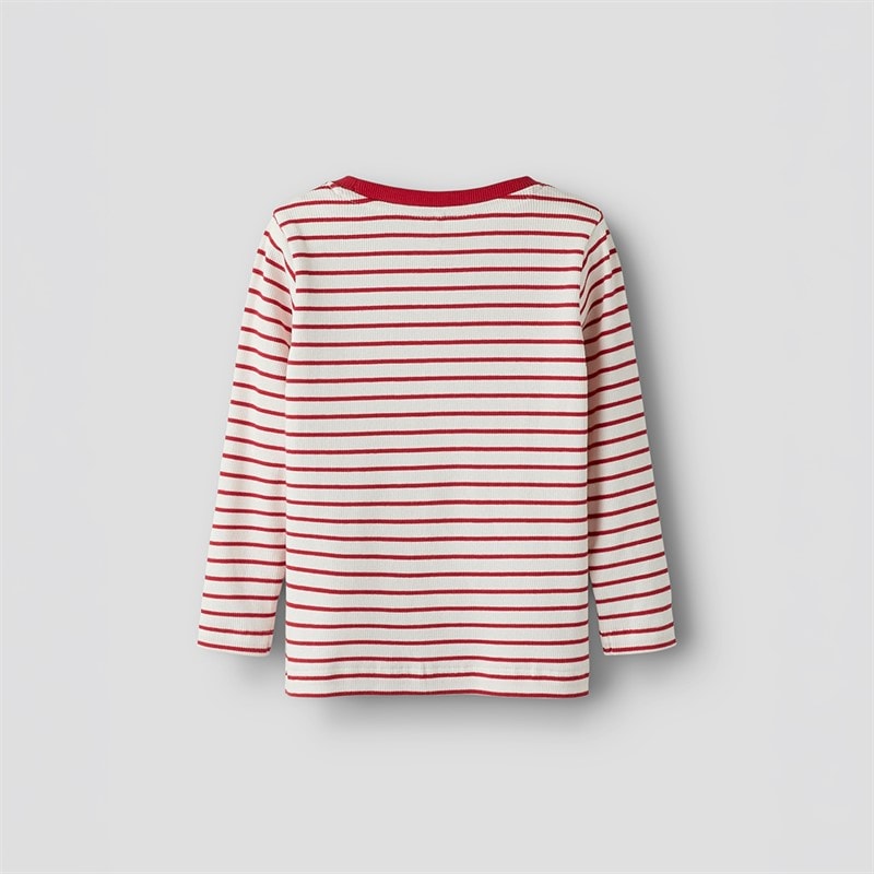 Name It Piger Tetina Langærmet T-shirt Scarlet - Billede 2