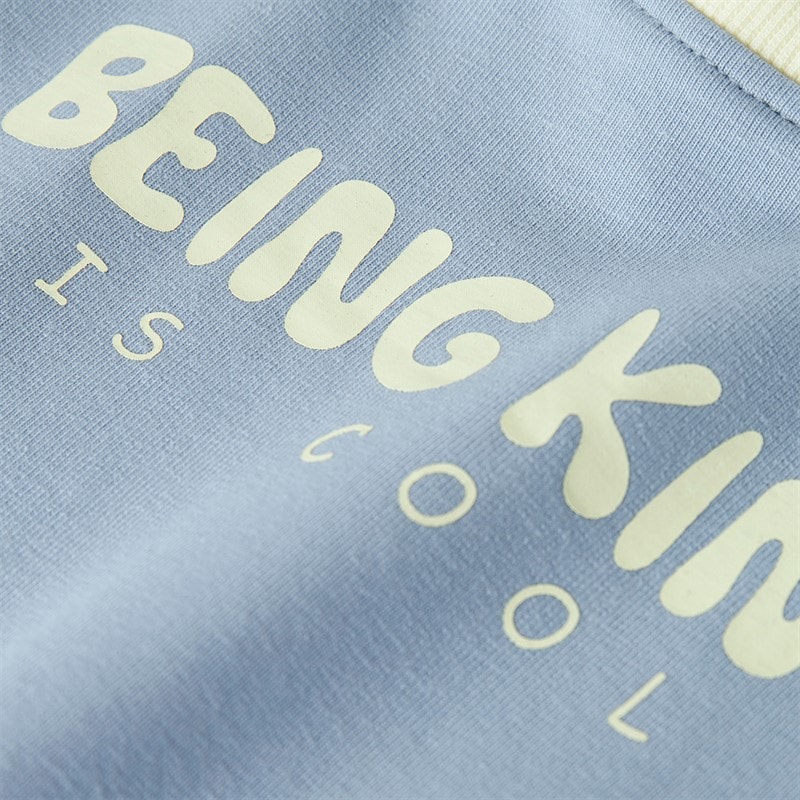 Name It Drenge Mini Dolu Sweatshirt Blue Fog - Billede 3