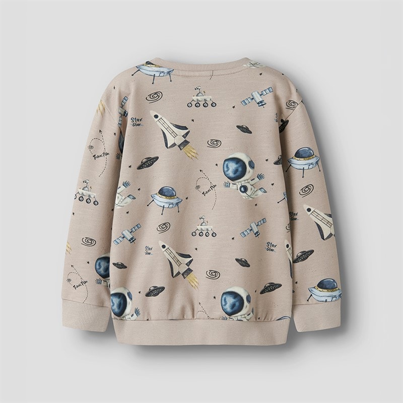 Name It Drenge Mini Dance Sweatshirt Chateau Gray - Billede 2
