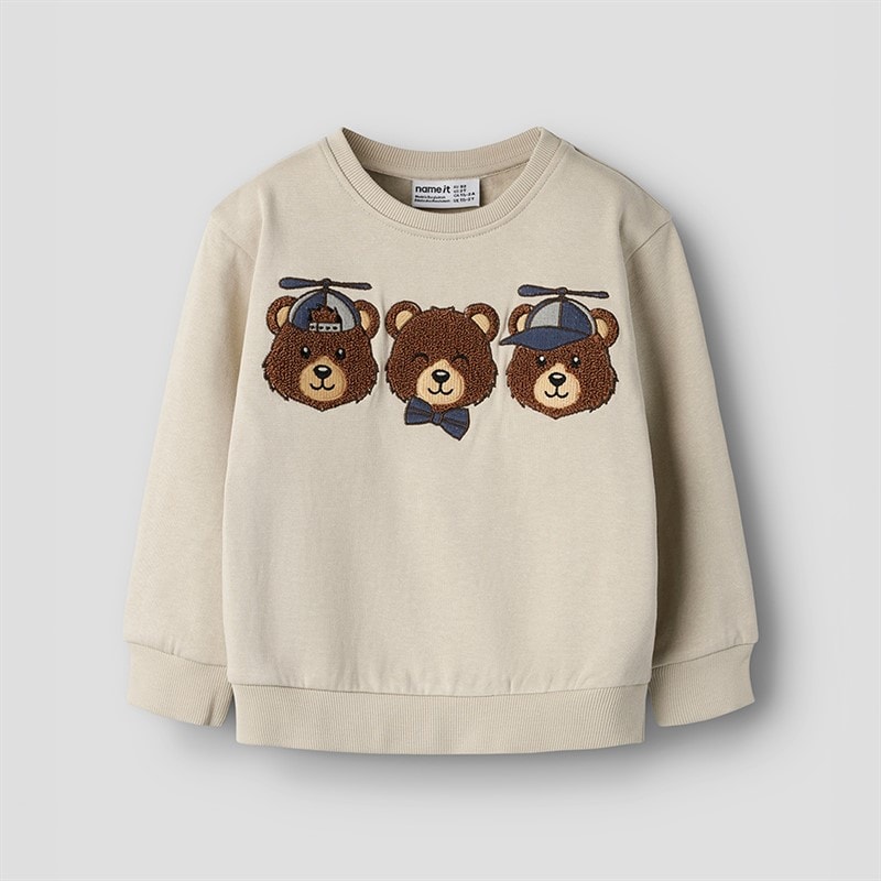 Name It Drenge Mini Ditlef Sweatshirt Peyote - Billede 2