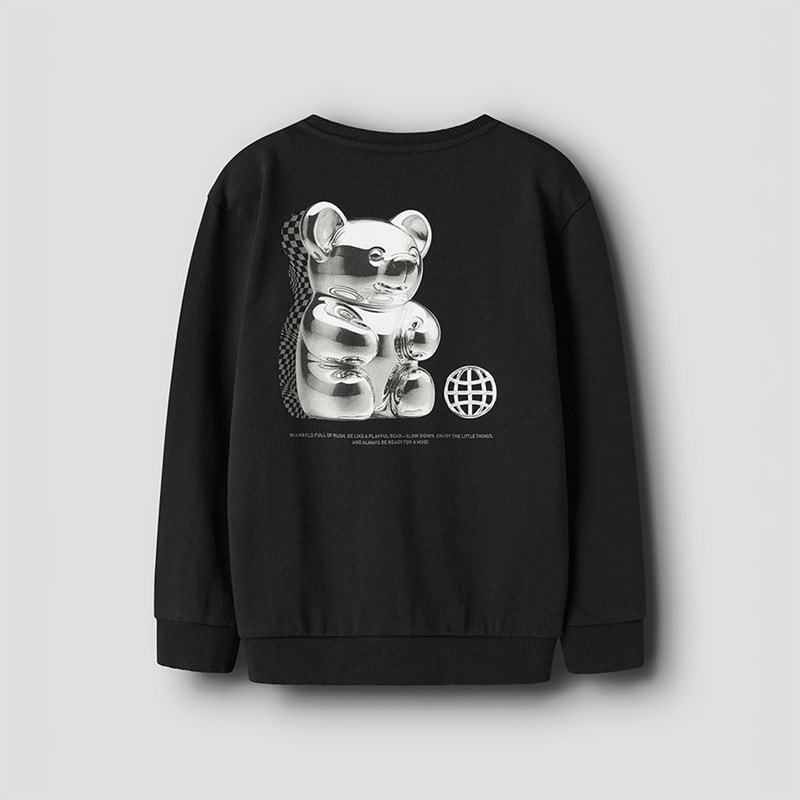 Name It Drenge Digu Sweatshirt Sort - Billede 2