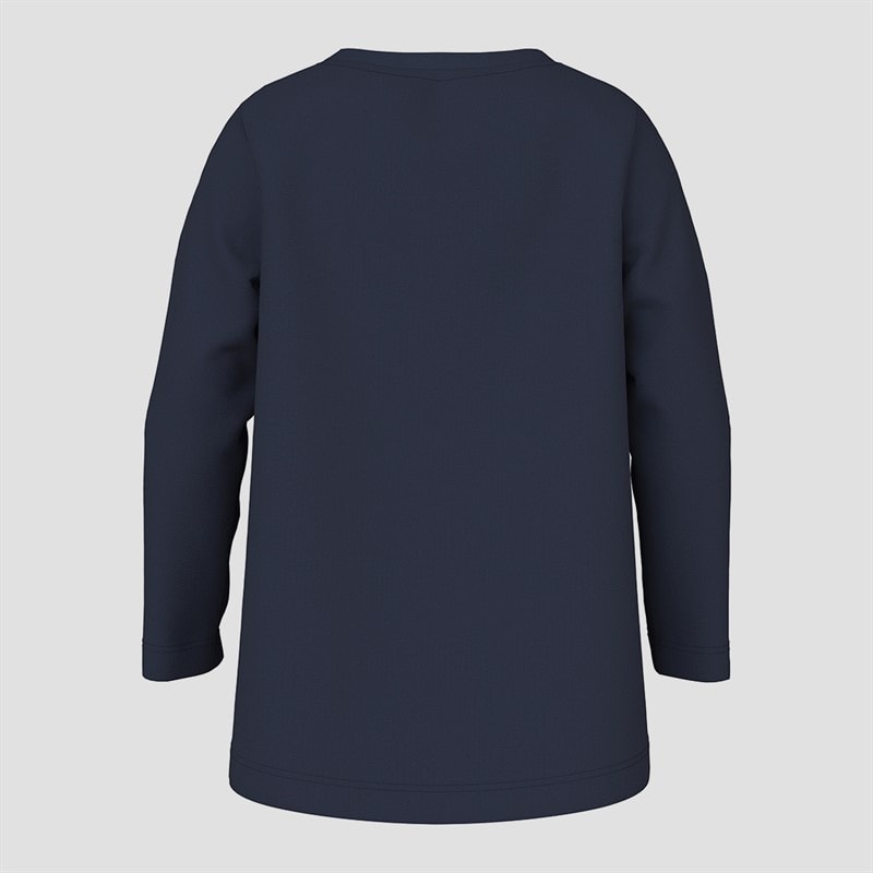 Name It Piger Lilla Langærmet Bluse Navy Blazer - Billede 2