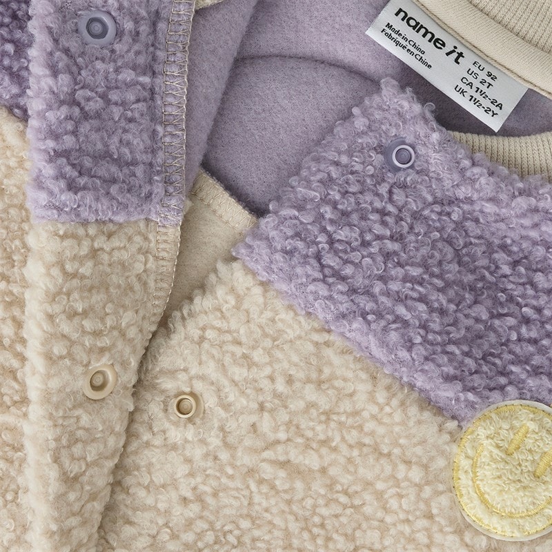 Name It Piger Balissea Teddy Fleece Pumice Stone - Billede 3