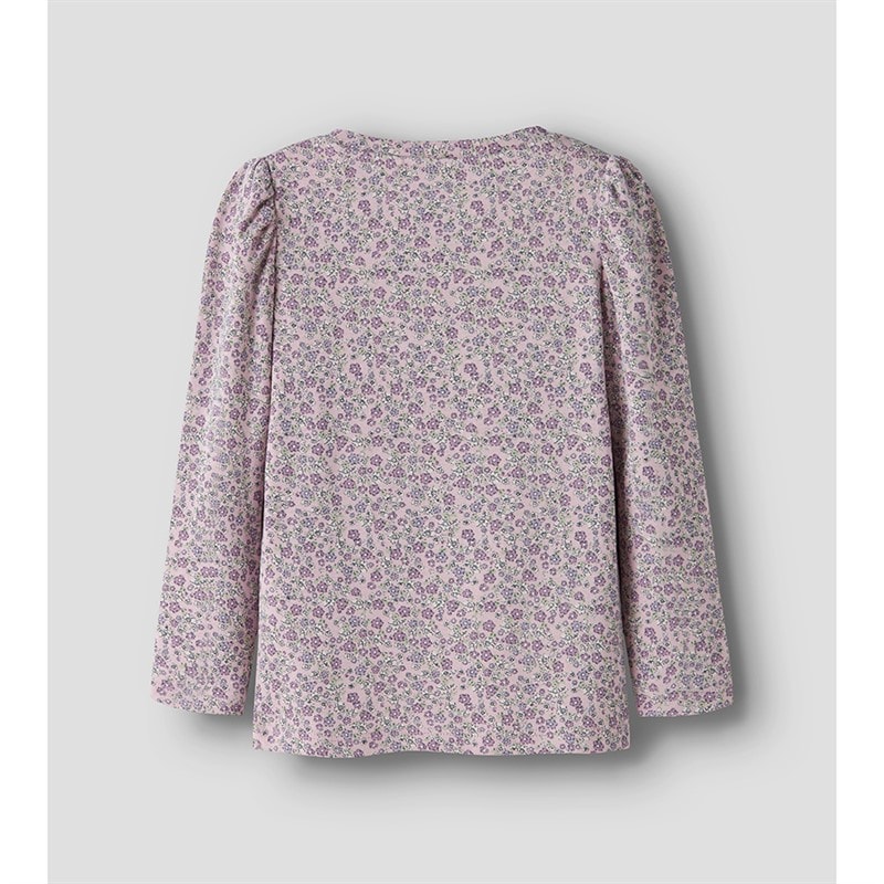 Name It Piger Tuline Langærmet Bluse Dawn Pink - Billede 2
