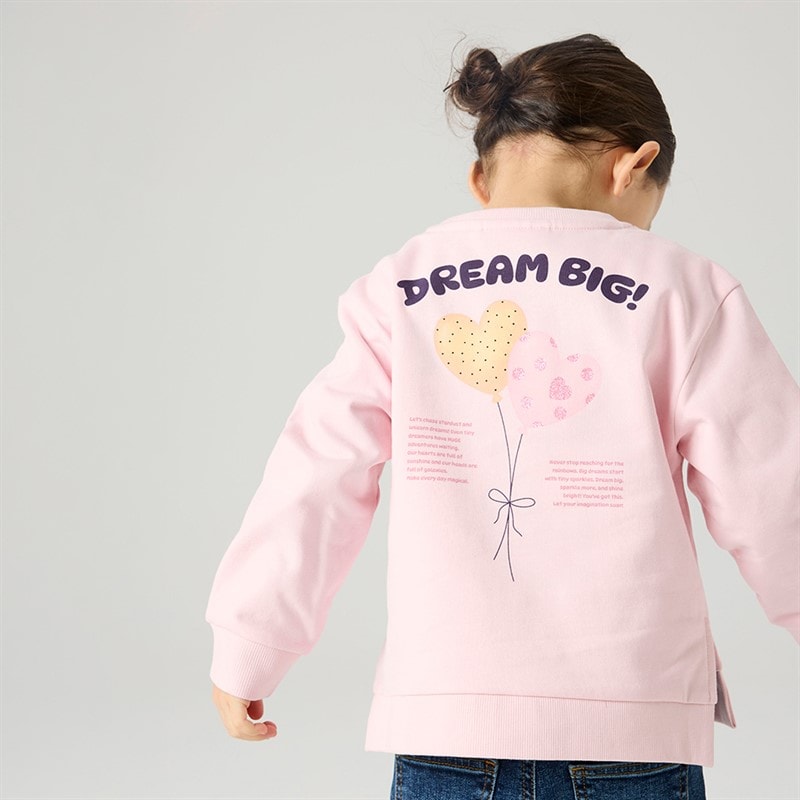 Name It Piger Denila Sweatshirt Parfait Pink