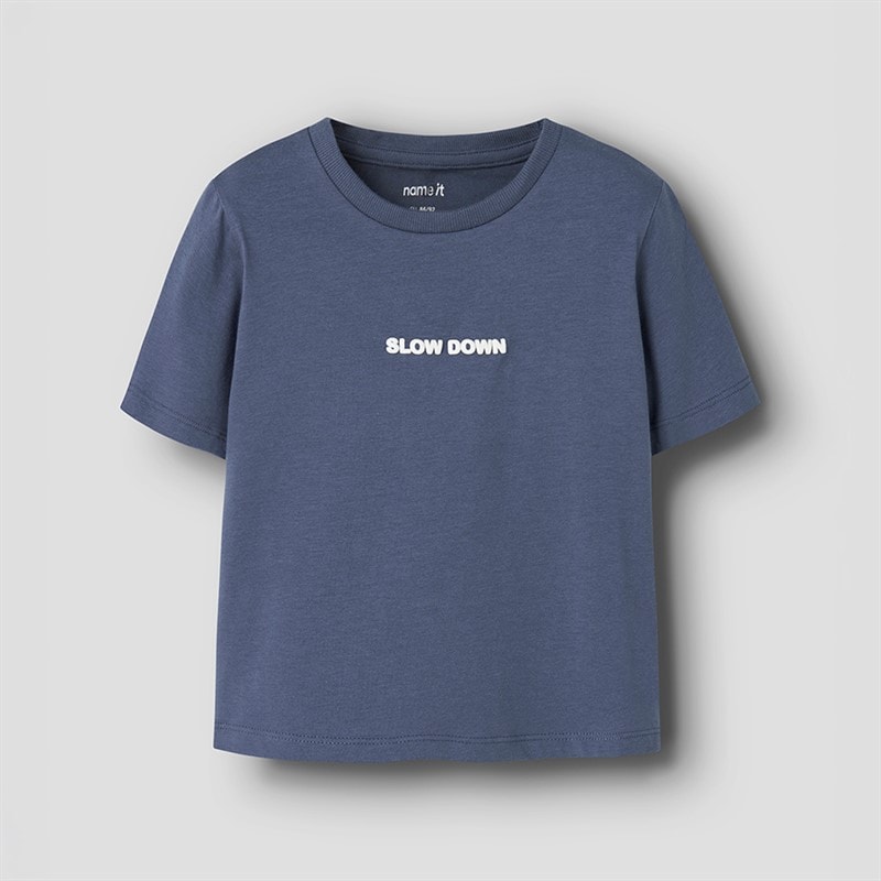 Name It Drenge Javes T-shirt Vintage Indigo - Billede 5