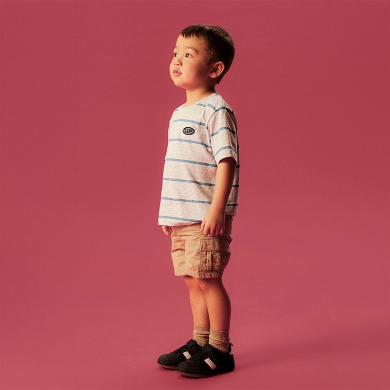 Name It Drenge Fritz T Shirt Light Grey Melange - Billede 4