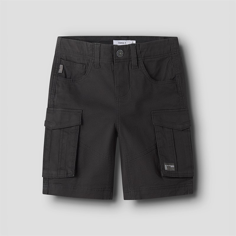 Name It Drenge Ryan Shorts Black Oyster
