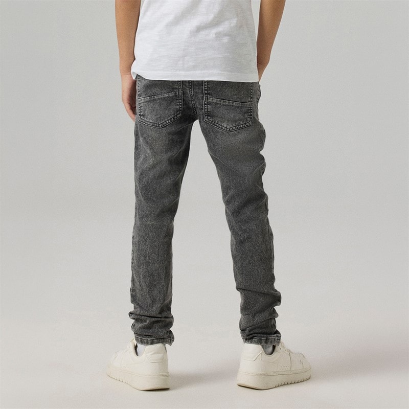 Name It Drenge Theo Slim Fit Jeans Medium Grey Denim - Billede 2