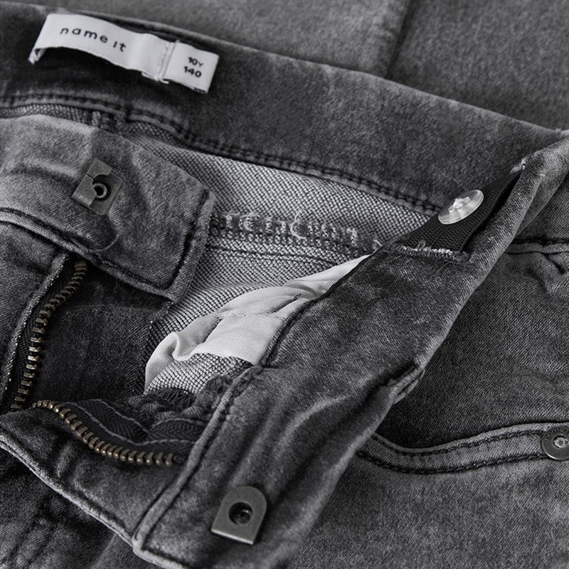 Name It Drenge Theo Slim Fit Jeans Medium Grey Denim - Billede 3