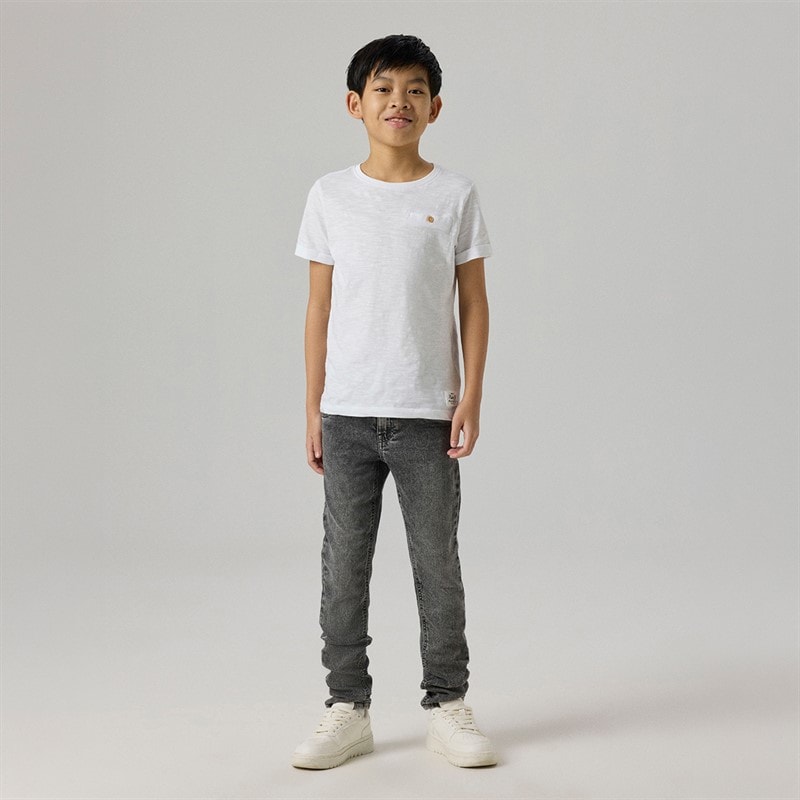 Name It Drenge Theo Slim Fit Jeans Medium Grey Denim - Billede 4