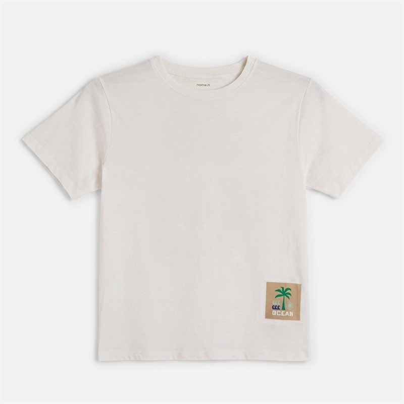 Name It Drenge Hadrian T-shirt Cloud Dancer/Football