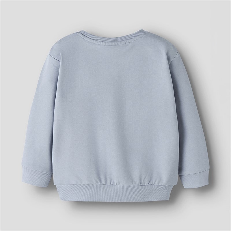 Name It Drenge Jaso Sweatshirt Blå tåge - Billede 2