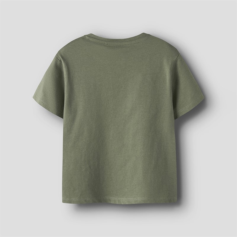 Name It Drenge Henni T Shirt Olivin - Billede 2